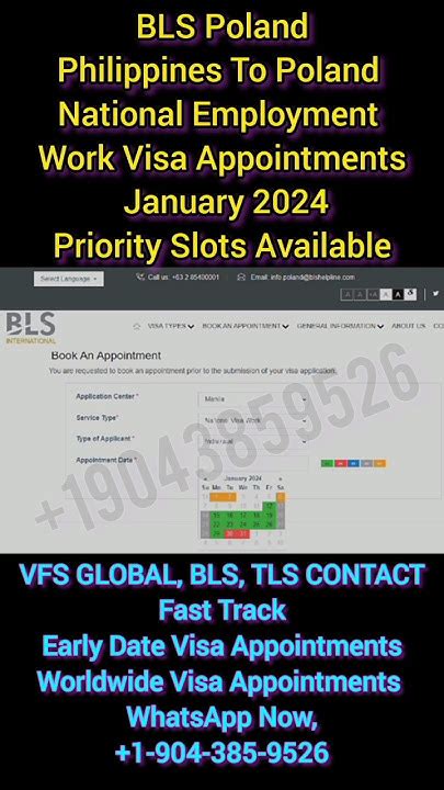 bls poland appointment|BLS Process for Poland Visa in Philippines.